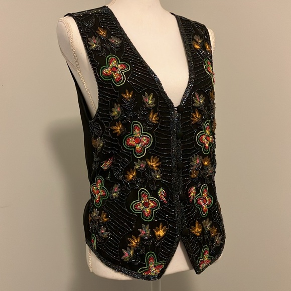 Other Destination vintage beaded vest size M - Picture 2 of 6